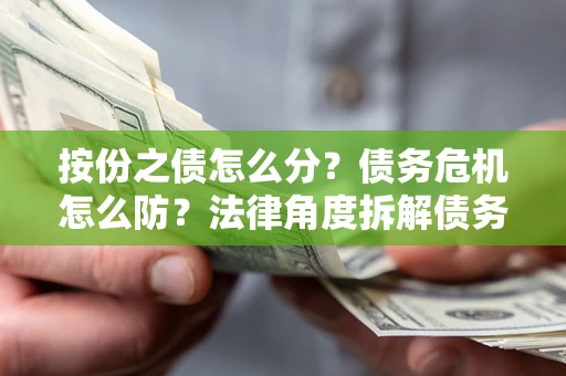 武汉按份之债怎么分？债务危机怎么防？法律角度拆解债务分配与风险自保指南