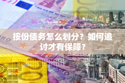 武汉按份债务怎么划分？如何追讨才有保障？
