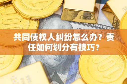 武汉共同债权人纠纷怎么办？责任如何划分有技巧？