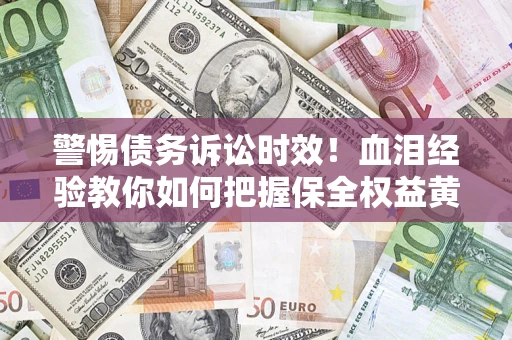 武汉警惕债务诉讼时效！血泪经验教你如何把握保全权益黄金期