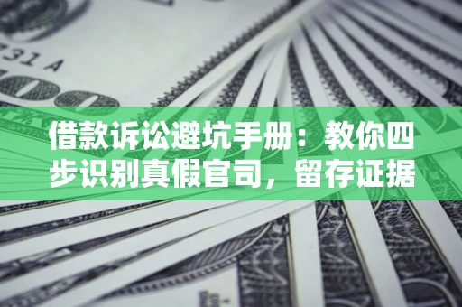武汉借款诉讼避坑手册：教你四步识别真假官司，留存证据不踩雷