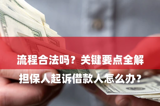 武汉

担保人起诉借款人怎么办？流程合法吗？关键要点全解析