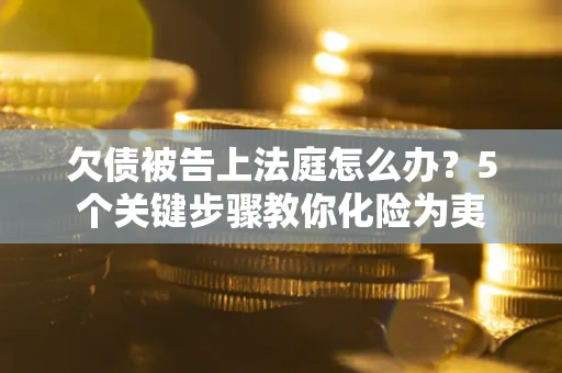 武汉欠债被告上法庭怎么办？5个关键步骤教你化险为夷