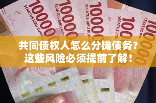 武汉共同债权人怎么分摊债务？这些风险必须提前了解！