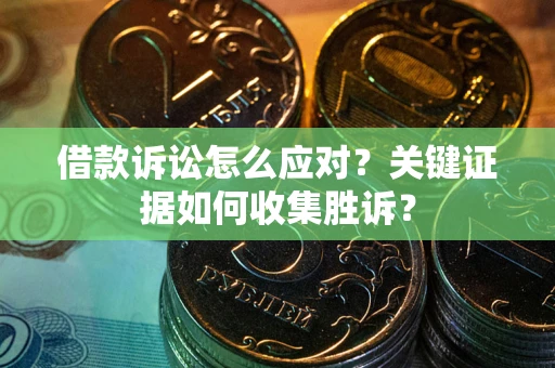武汉借款诉讼怎么应对？关键证据如何收集胜诉？